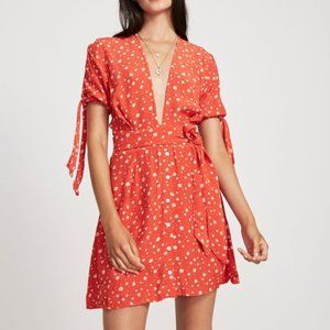 Faithfull The Brand Birgit Floral Mini Dress Size S